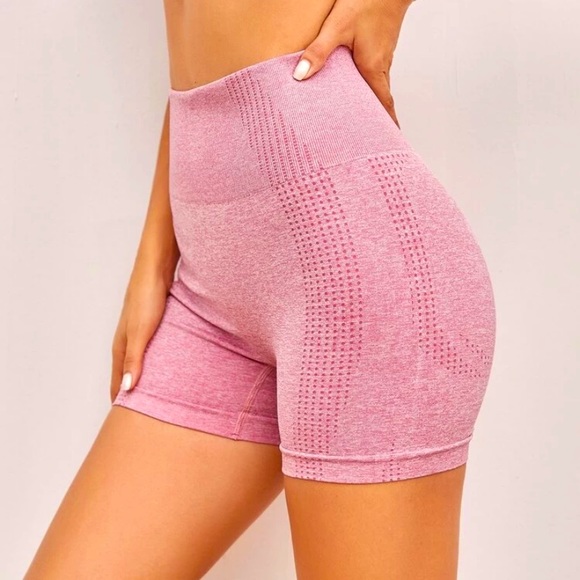 Pants - ‼️SOLD‼️ Pink gym biker shorts
